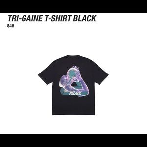 Palace tri-gaine t-shirt black size small